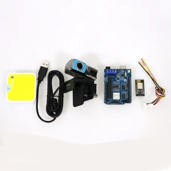 

DOIT 2/3/4wd RC Video Controller Kit with UNO+Motor Driver Board+WiFi Module+Cemera+Router for Arduino Smart Robot Tank Car DIY