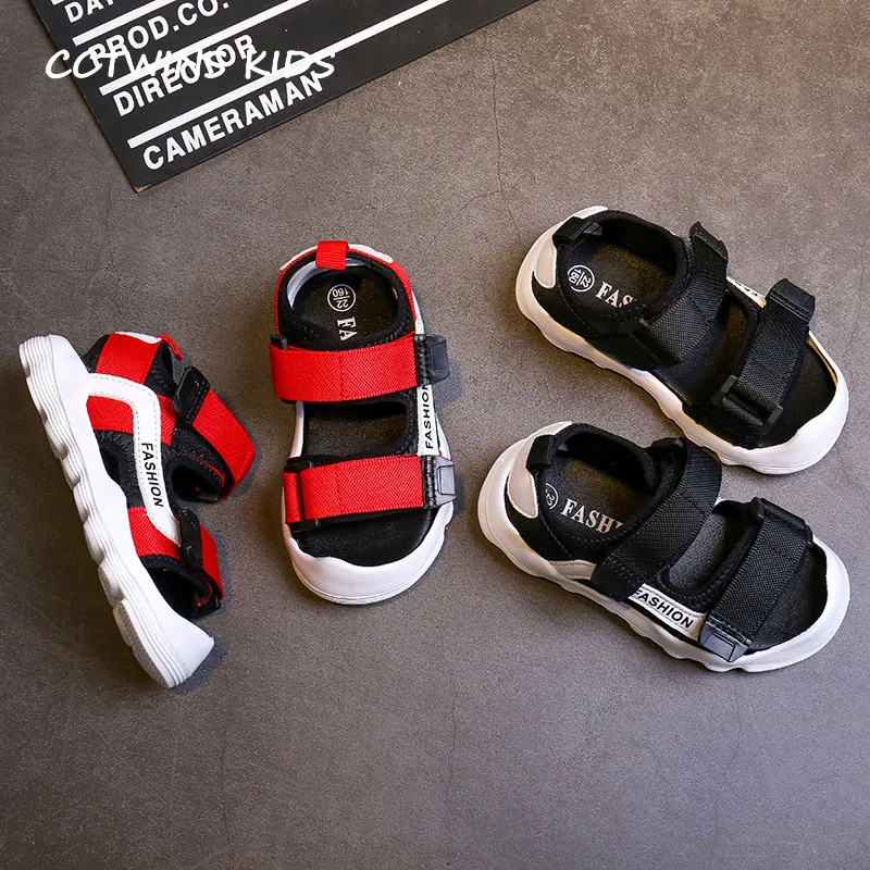 

CCTWINS Kids Shoes 2019 Summer Children Pu leather Flat Babys Brand Sport Shoes Boys Fashion Beach Sandals Girls BS072