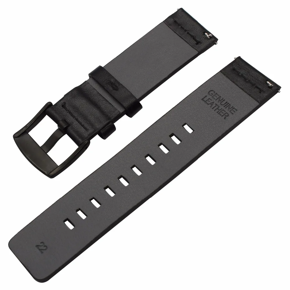 Итальянский ремешок из натуральной кожи для Suunto 9/Spartan Sport Wrist HR/Ambit 3 вертикальный быстросъемный ремешок для часов