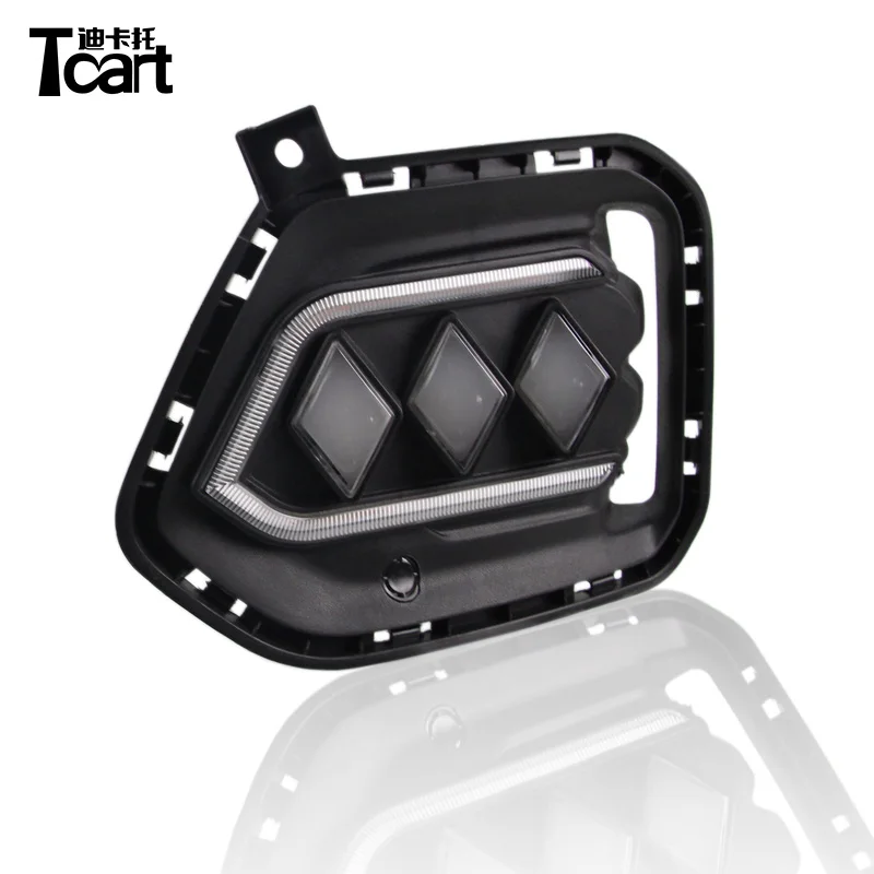 Tcart противотуманная фара DRL 3 цвета автомобильные аксессуары для Hyundai IX35 Tucson 2017 2018