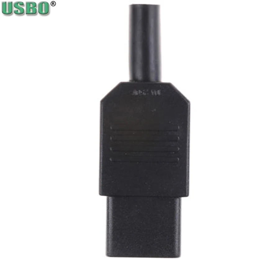 Новинка DIY 10A 250 в черный IEC320 C13 C14 Штекерный разъем розетка PDU стандартный кабель