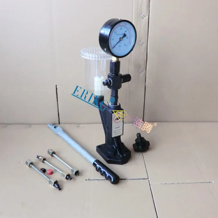 ERIKC diesel Common rail injector tester CRI800 multifunction USB Test Machine and S60H piezo cr Injector Nozzle tester