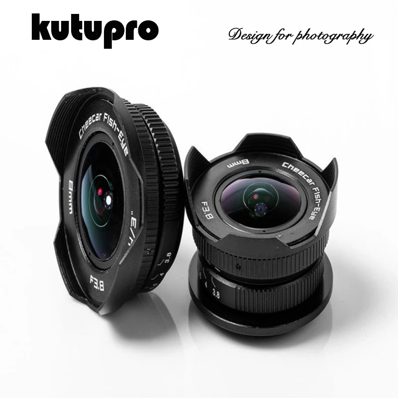 

kutupro 7.5mm F/2.8 Camera Fisheye Lens 180 Degree Multi-coated for Sony E Mount A6500 A7 II/M4/3 GH4 GH5 / Fuji X-T2 /Canon M10