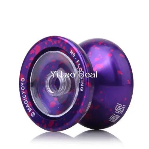 N9 Spin Ball Alloy Professional 8 Kugeln mit YoYo Pink Purple 