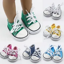 43cm Born Baby Doll Shoes Canvas Lace Up Sneakers White Black Green Pink Red Shoes for 18 inch Height Girl Dolls Accessories 43cm Born Baby Doll Shoes Canvas Lace Up Sneakers White Black Green Pink Red Shoes for 18 inch Height Girl Dolls Accessories