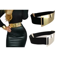 Hot Designer Belts for Woman Gold Silver Brand Belt Classy Elastic ceinture femme 5 color belt