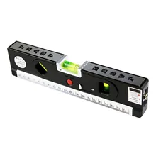 1 шт. 4 в 1 блистерные Лазерные уровни Горизонтальный Вертикальный Магнитная плёнка для измерений лазерные маркировочные линии Линейка Инструмент