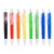 200 pcs/lot Big clip kawaii plastic color pen for writing custom logo print ball pen canetas
