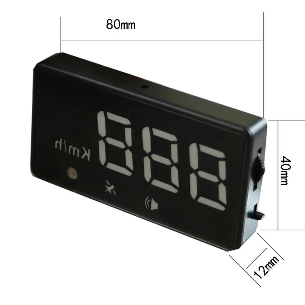 

Lightweight Head Up Display Digital Car LED Speed Warning 12 Volt Head-Up Display Projector Car Accessories