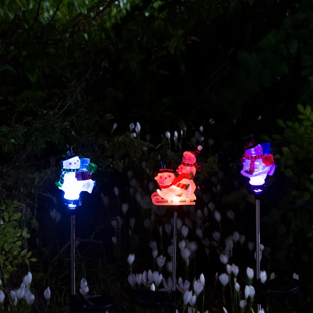 Pearlstar Sneeuwpop Led Solar Plug Lichten Kerstversiering Outdoor ... Pearlstar Sneeuwpop Led Solar Plug Lichten Kerstversiering Outdoor ...