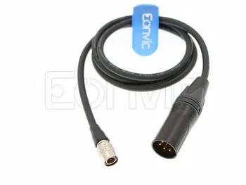 

Eonvic 4 pin XLR male Plug to HR 10A-7P-4P 4 Pin Male Coiled Cable for Sound Equipment 688 633 644 ZOOM F8,PSC Power Cable