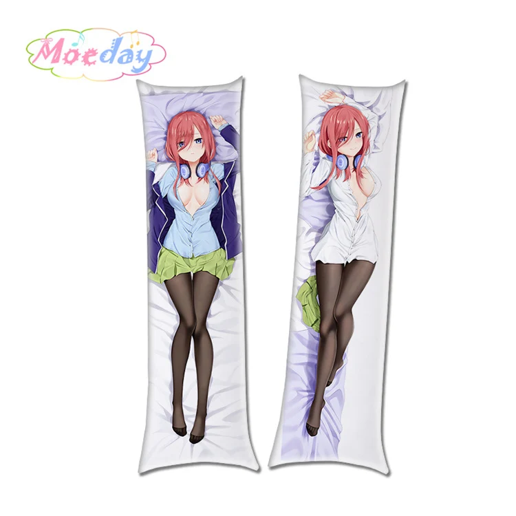 The Quintessential Quintuplets Anime Characters Nakano Miku Nino Itsuki Sister Dakimakura Pillow Covers - Цвет: Сливовый