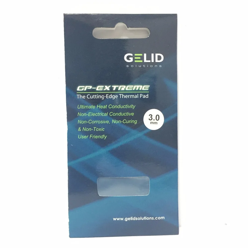 

GELID GP-EXTREME 80X40 3.0mm PC CPU GPU Heatsink Cooling North and South Bridge Graphics Card Thermal Pad Conductivity W/MK12
