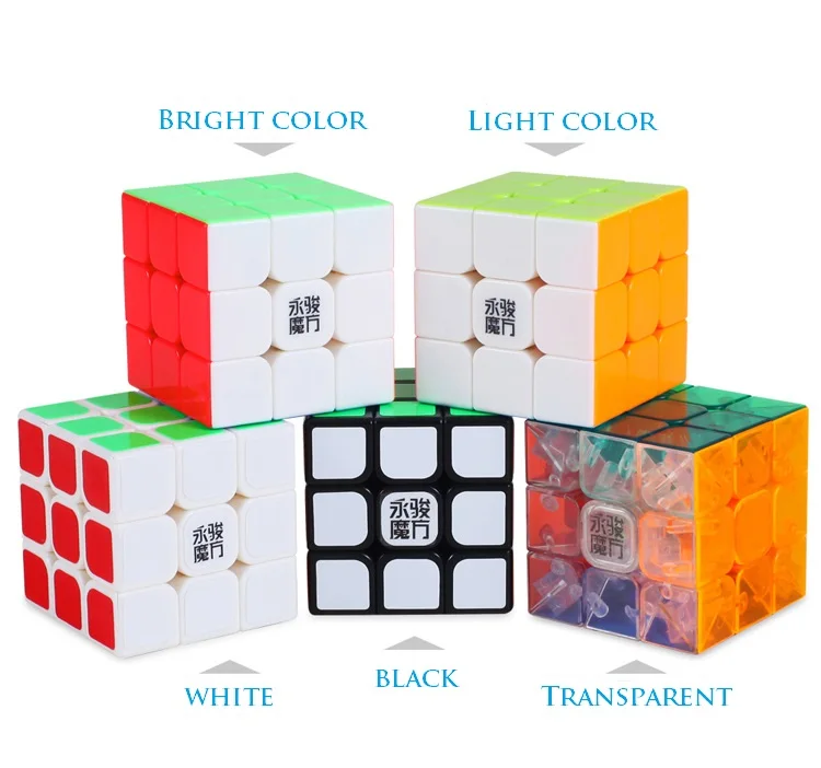 

YONGJUN YuLong Magic Cube 3x3x3 Professional Cubo Magico SpeedCube Cube Puzzle Toy For Children Neo Cube Educational Gift