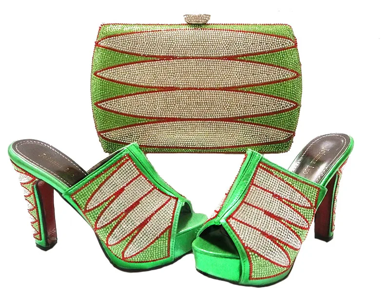 

2017 FASHION SHOES AND BAG SET LEMON GREEN MATCHING FOR AFRICAN LACE FABRIC ASOEBI PARTY SB8070 FREE SHIPPING RETAIL/WHOLESALE