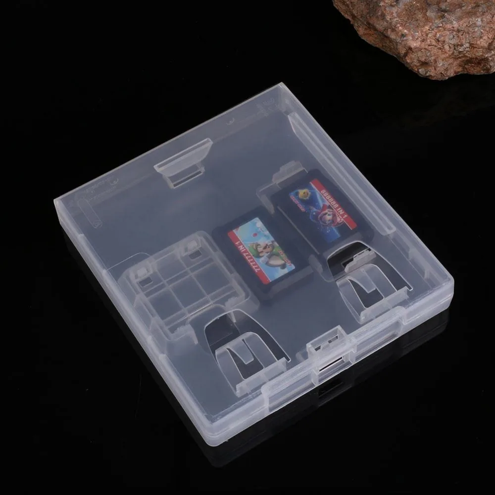 Универсальный совместимый сменный розничный Чехол-держатель для хранения игр для nintendo 3DS прозрачный пластик