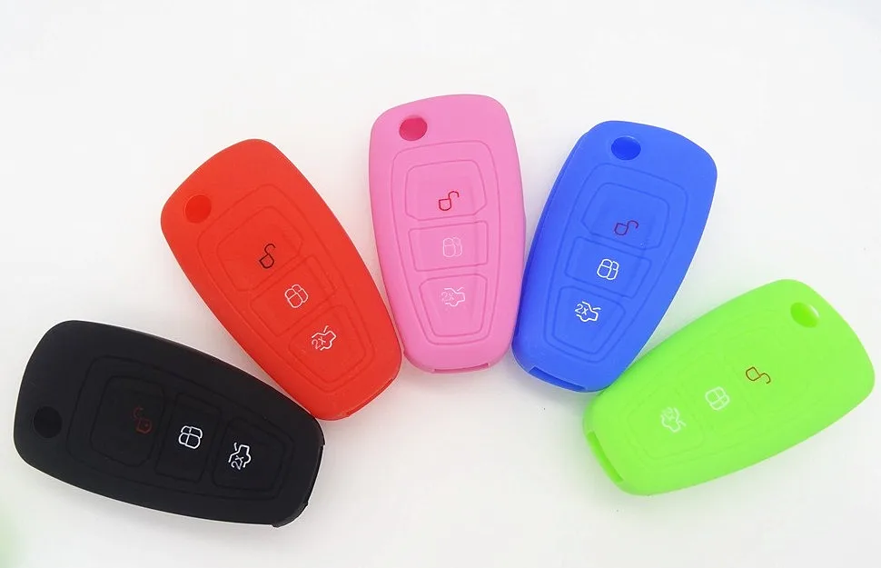 

AUTEWODE Flip Remote Car Key Case Silicone Cover For Ford Ranger C-Max S-Max Focus Galaxy Mondeo Transit Fiesta Escape Ecosport