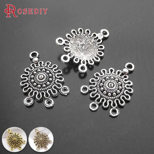 20 шт. круглые серьги из цинкового сплава х17 мм|earring connector|diy jewelry findingsjewelry findings |