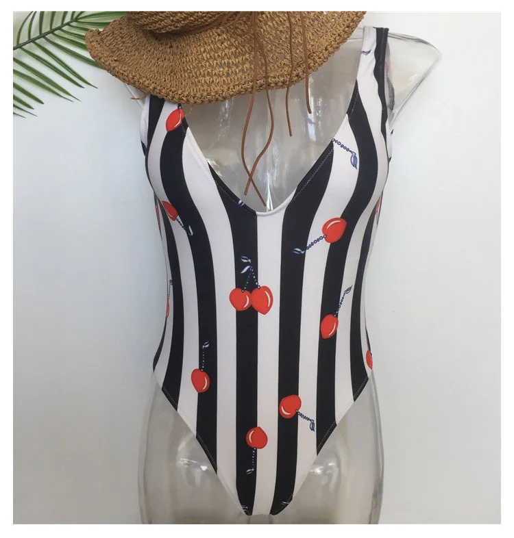 Black-and-white-stripes-backless-sexy-one-piece-swimsuit-V-shaped-bikini-cherry_04