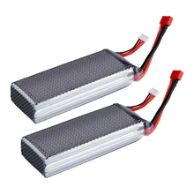 2pcs 11.1V 5500mAh 3S 35C Lipo RC Battery for RC Helicopter RC Airplane RC Hobby