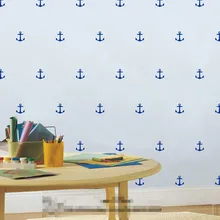 16 шт./компл. съемный якорь формы стены Стикеры, питомник, морской wall art для детской комнаты украшения