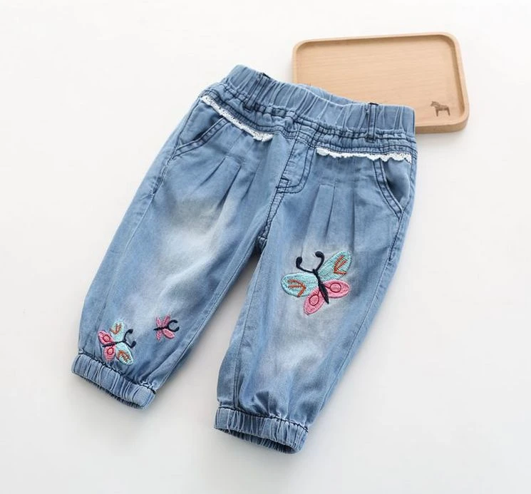 girls denim capris