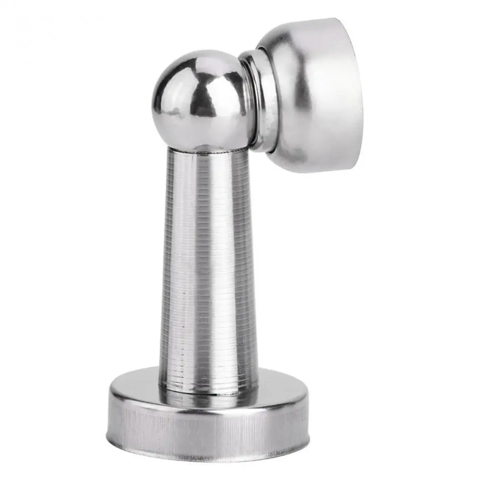 Door Stops Door Stoppers Stainless Steel Door Holders Catch Strong Magnetic Stopper Powerful Bedroom Doorstop Hardware Locks Noiseless