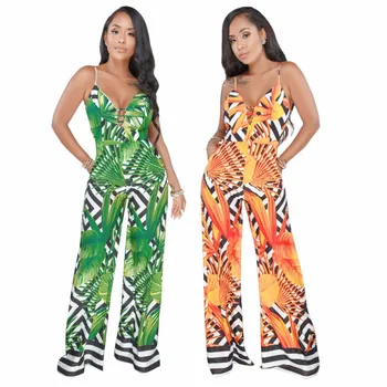 

New arrival women jumpsuits & rompers sexy deep V-neck hot club fashion women jumpers European and American style for ladies