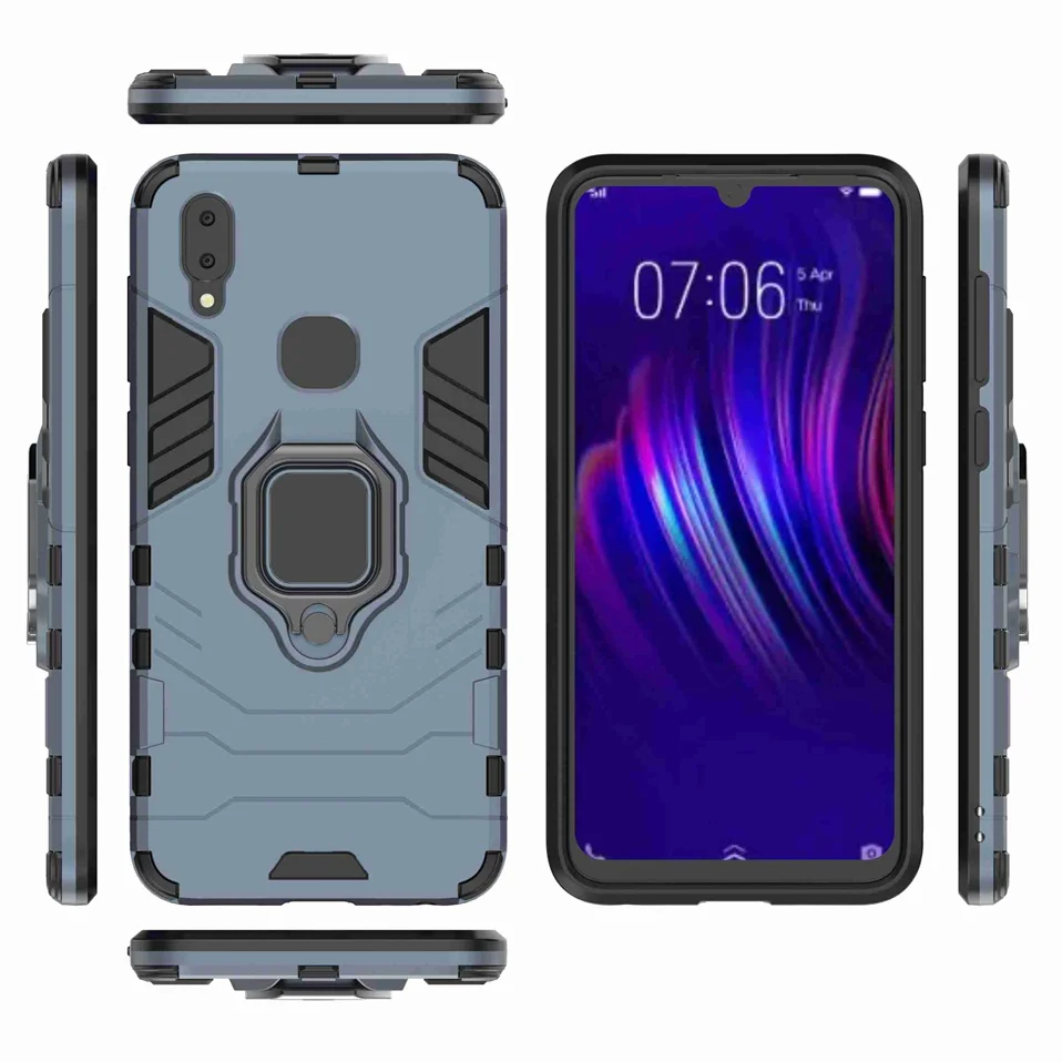 Aromr Phone Case For Vivo V11i V11 Pro X23 X27 Cover Ring Holder Magnetic Protector Case For Vivo V11 Pro V11i V15 S1 iqoo Cases (8)