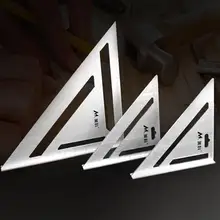 SOLLED метрический треугольник Угол транспортир алюминиевый сплав скорость попробуйте квадратный плотник измерительная линейка компоновка инструмент