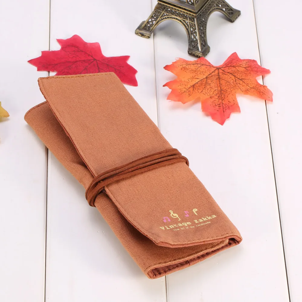 Maquiagem Canvas Wrap Roll Up Pen Pencil Makeup Case Holder Makeup Brush Retro Romantic Bag Pouch Srorage Bag Toiletry Kit Maquiagem Canvas Wrap Roll Up Pen Pencil Makeup Case Holder Makeup Brush Retro Romantic Bag Pouch Srorage Bag Toiletry Kit