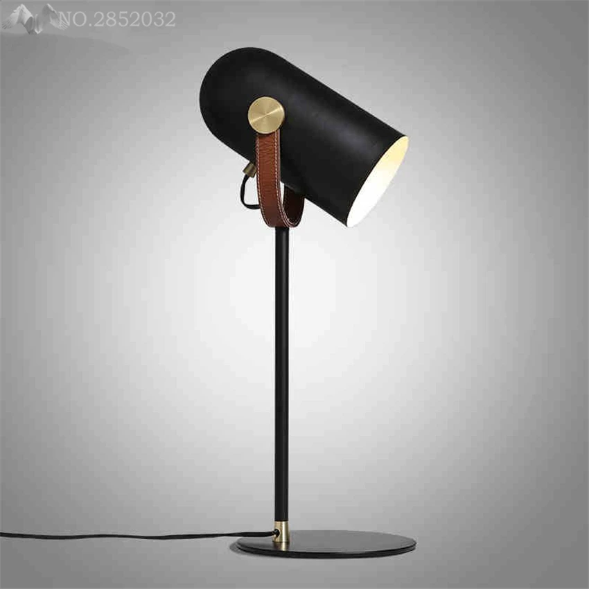 

Modern simple creative fashion table lamp iron desk light living room study learning led lamp indoor lighting fixture decoration