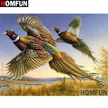 

HOMFUN "Animal bird" Diamond Painting 5D Full Square/Round Drill Home Decor DIY Diamond Embroidery Cross Stitch A16368