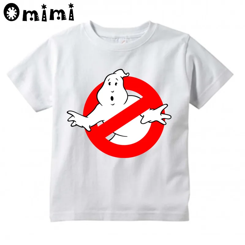 

Children Ghostbusters Cartoon Printed T Shirt Boys and Girls Great Casual Short Sleeve Tops Kids Cute T-Shirt