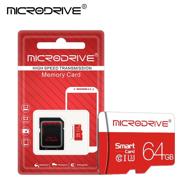 Распродажа со скидкой карта памяти 128 ГБ SDXC 64 Гб Microsd 32 ГБ SDHC 32 ГБ 16 ГБ 8 ГБ tarjeta micro sd карта TF карта cartao de memoria - Емкость: 64 ГБ
