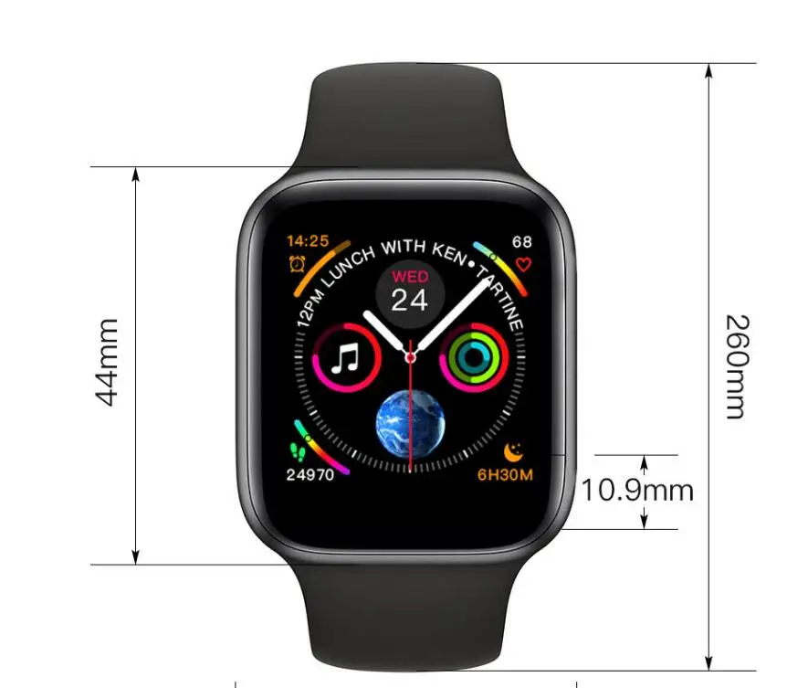 Bluetooth IWO 8 Смарт-часы серии 4 44 мм корпус 1:1 Smartwatch монитор сердечного ритма wisrwatch для Apple huawei Xiaomi OPPO iPhone