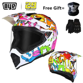 

2019 professional off-road helmet off-road helmet Capacete Kasko Racing Cascade downhill racing helmet cross helmet BYE 8686c