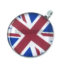 Эмаль британский кулон в форме флага ювелирные изделия из нержавеющей стали мотоциклы для байкеров подвеска SWP0069