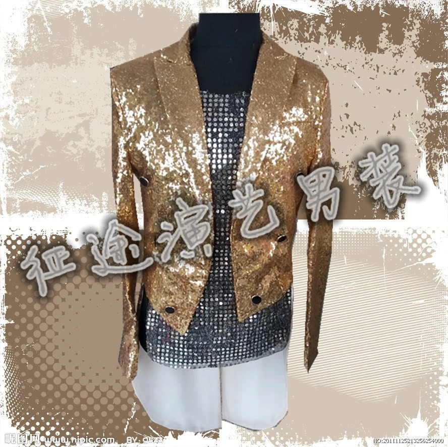 plus size gold suit