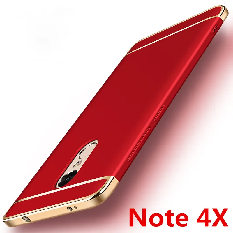 Роскошный 3-в-1 чехол Xiaomi Redmi Note 4 глобальная версия 4X32 Гб противоударный
