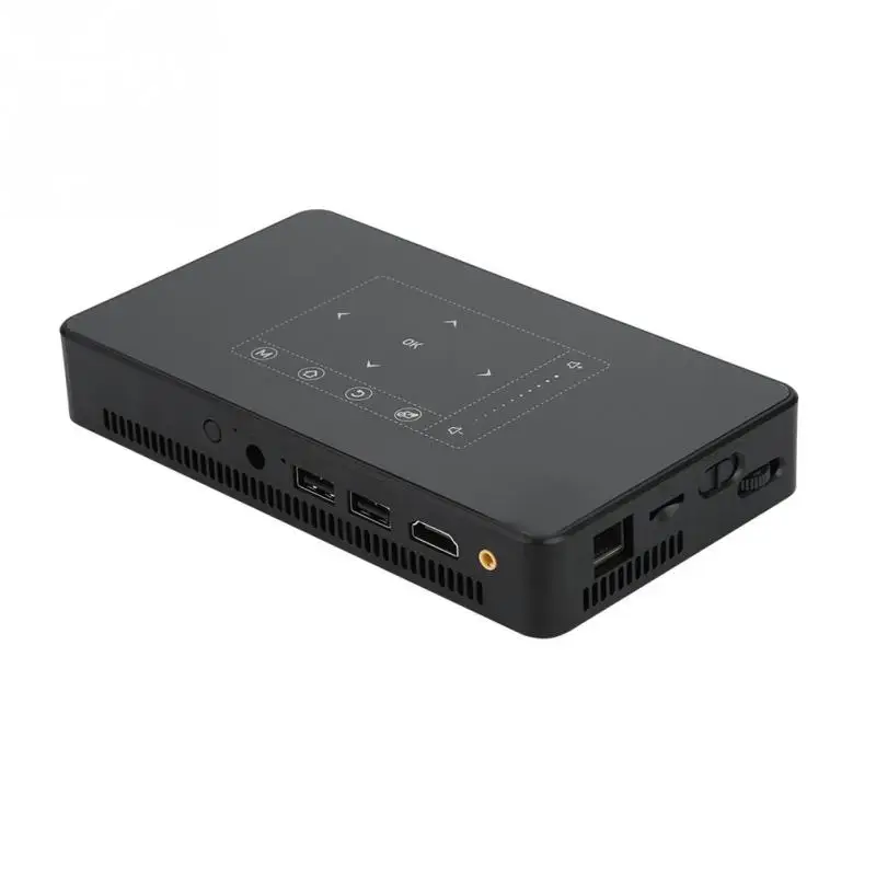 Мини Портативный 4 К DLP проектор карманный светодиодный мобильный HDMI/USB/SD Интерфейс домашних развлечений устройство мультимедийный плеер США ЕС Plug