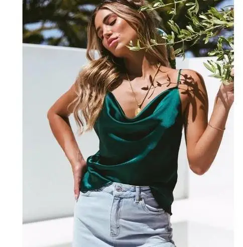 2019 Сексуальная футболка женская Femme летняя майка повседневная черный синий белый