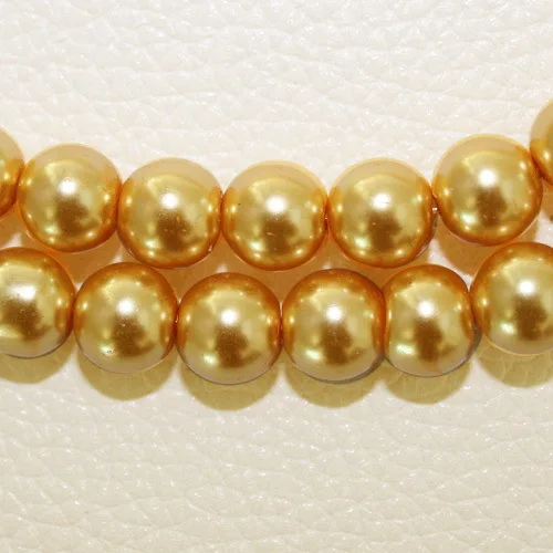 

6mm Lignt Yellow Approx 435pcs/lot Round Ball Loose Glass Pearl Spacer Bead For Jewelry Making CN-BBD011-20