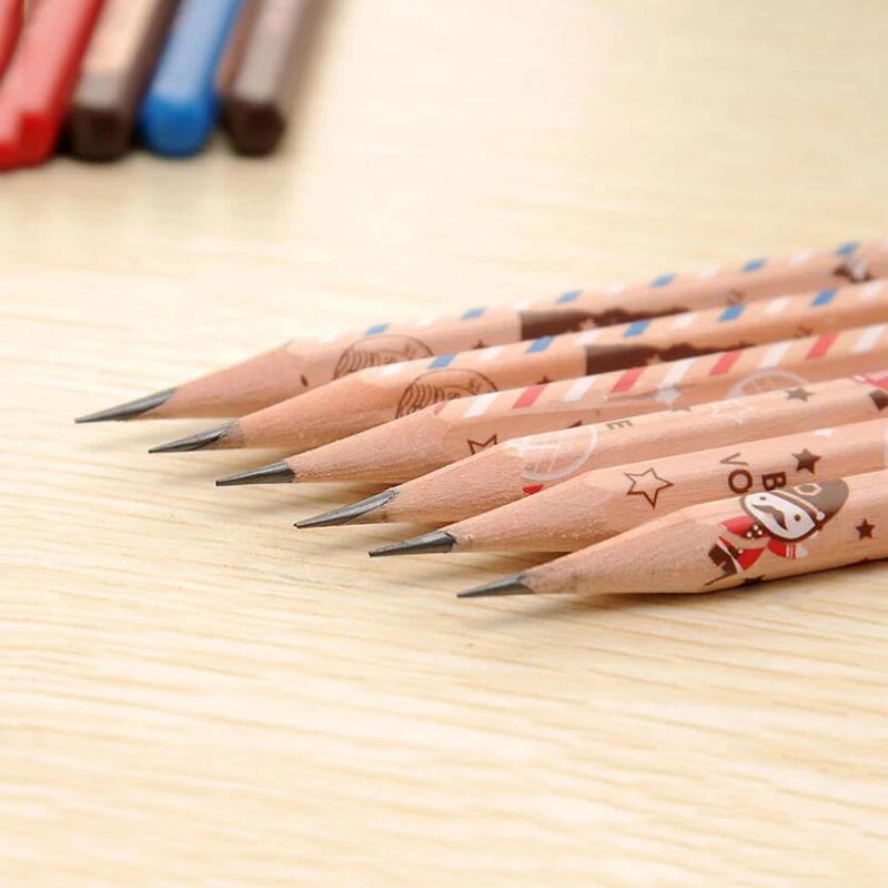 Для кулинарно-деликатесной продукции шестиугольная стандартные карандаши HB солдат карандаши для эскизов, рисования набор HB нетоксичные карандаши для школьников 12 шт./кор