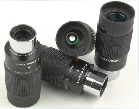 CELESTRON8-24mm зум астрономический телескоп аксессуары окуляр HD зум окуляр 1,25 дюймов Профессиональный