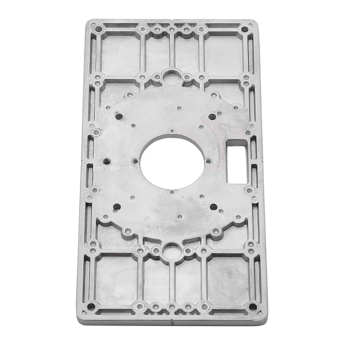 Aluminium Alloy Router Table Insert Plate + 4pcs Insert Rings + Screws Woodworking Trimming Tools Mayitr