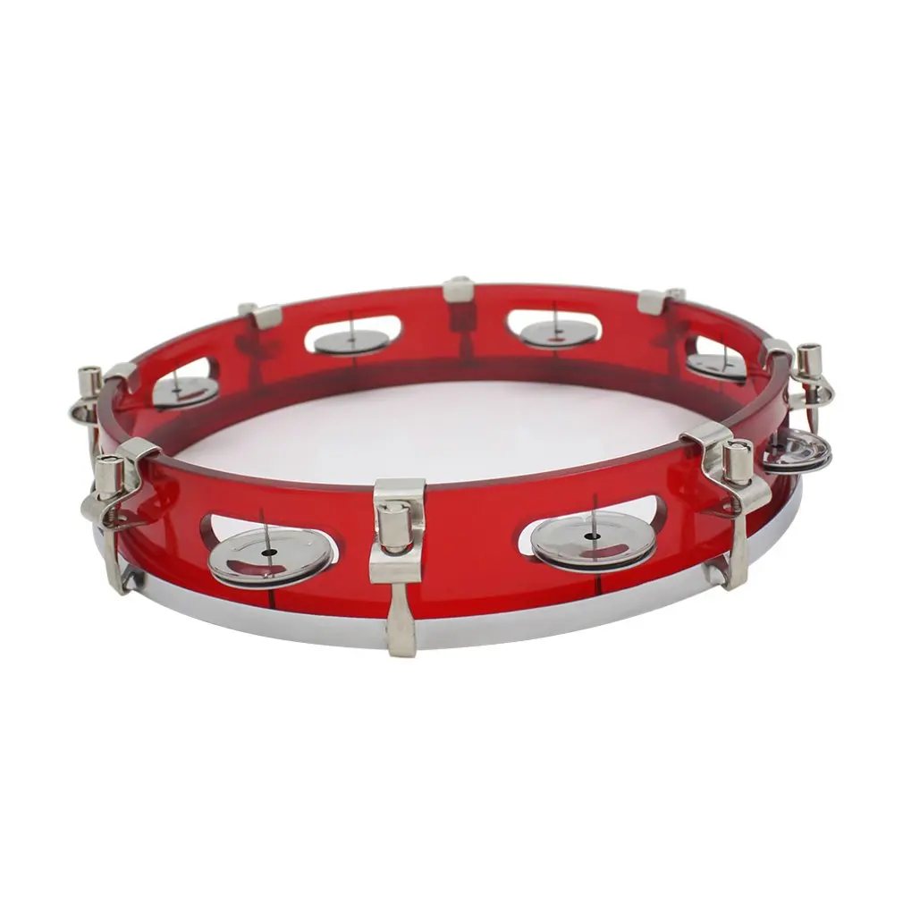 10 &quotБубен Капоэйра кожаный барабан Pandeiro Samba Tamborine Precussion музыкальный инструмент