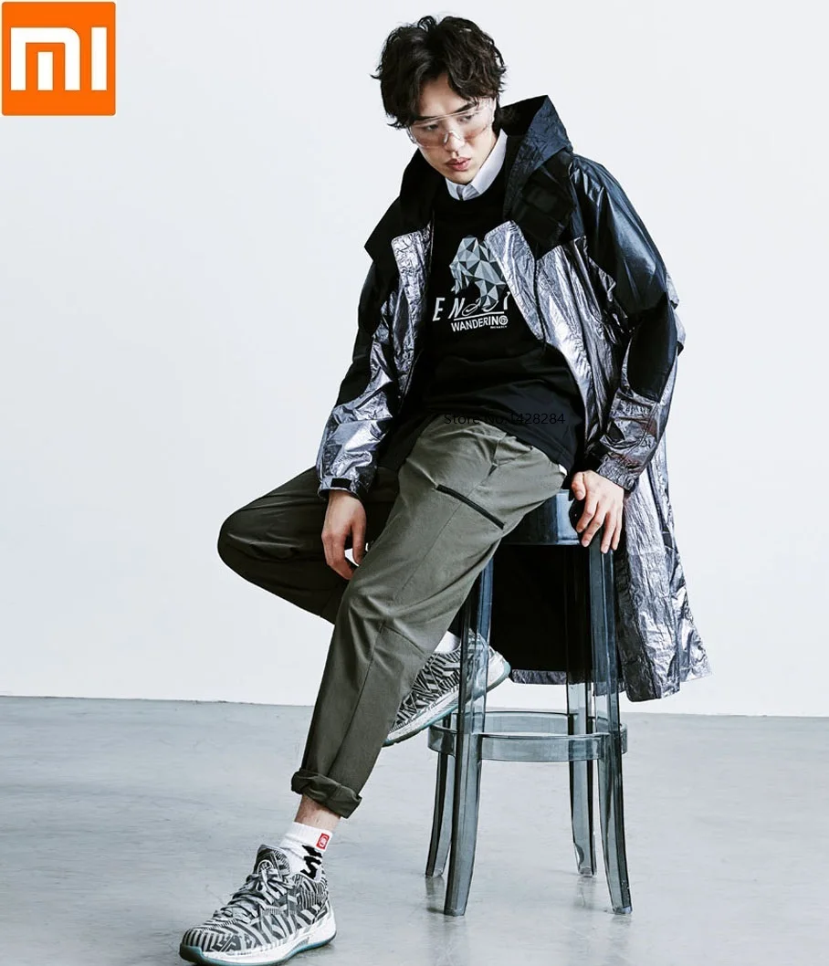 

Xiaomi youpin Man outdoor Functional trousers Quick drying High elasticity Material Casual cotton pants Loose Multi-pocket pants