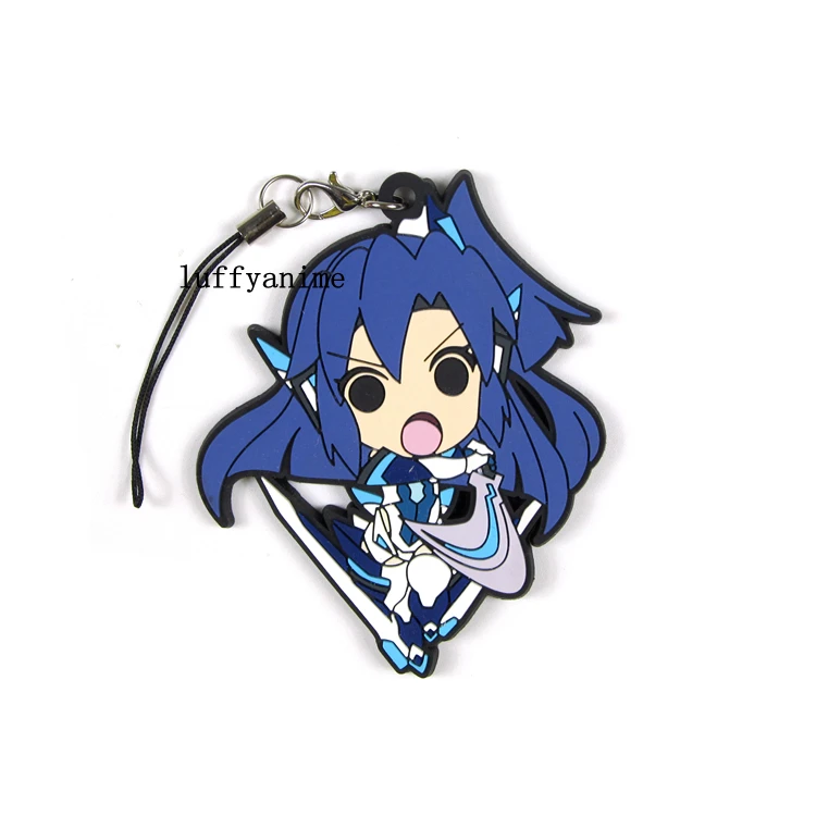 Senki Zessho Symphogear AXZ GX XV талисман резиновая подвеска Kadentsavuna Ivu Akatsuki Kirika аниме мобильный