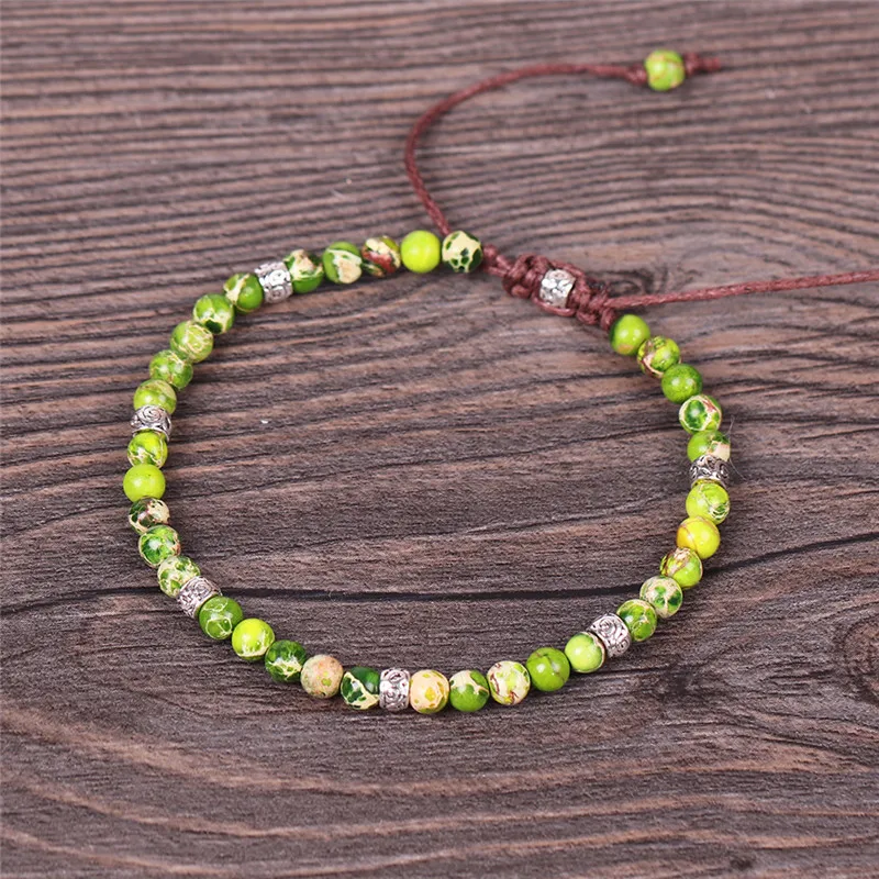 

Unique Natural Emperor Stones Bracelets Adjustable Beads Bracelet for Women Men High Quality Bohemia summer beach Jewelry